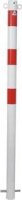 Absperrpfosten rot/weiß
H1300xD60 mm 2 Ösen
zum Einbetonieren