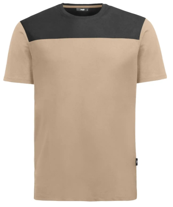 T-Shirt KNUT
beige/schwarz
60% Baumwolle / 40% recy. Polyester - Detail 1
