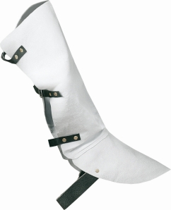 Spaltleder-Schweißer-Gamasche - Detail 1