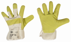 5-Fi.-Ku.-Lederhandschuh 
Gr. 10.5* grün
EN 388 - Detail 1