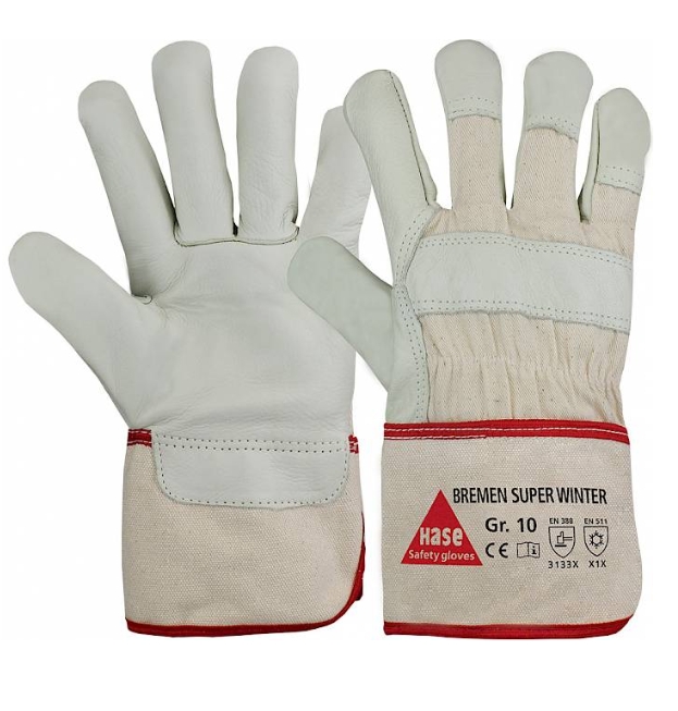 Rindvollleder-Schutzhandschuh
BREMEN-SUPER WINTER* 
wasserabweisend - EN 388/EN 511 - Detail 1