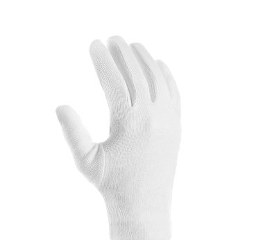 Baumwoll-Trikothandschuh TEX 
mittelschwere Ausf. m. Schichtel
PSA-Kat. I / EN 21420 - Detail 1