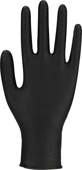 NITRIL-Einmalhandschuh 
GRIPSTER 240 mm - schwarz
50-Stück-Spenderbox - EN 374 - Detail 1