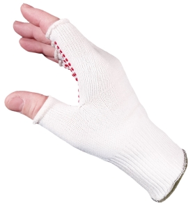 Schnittschutz-Strickhandschuh
PORTLAND* ohne Fingerkuppen
EN 388 Schnittschutz-Level B
mit roten PVC-Noppen - Detail 1