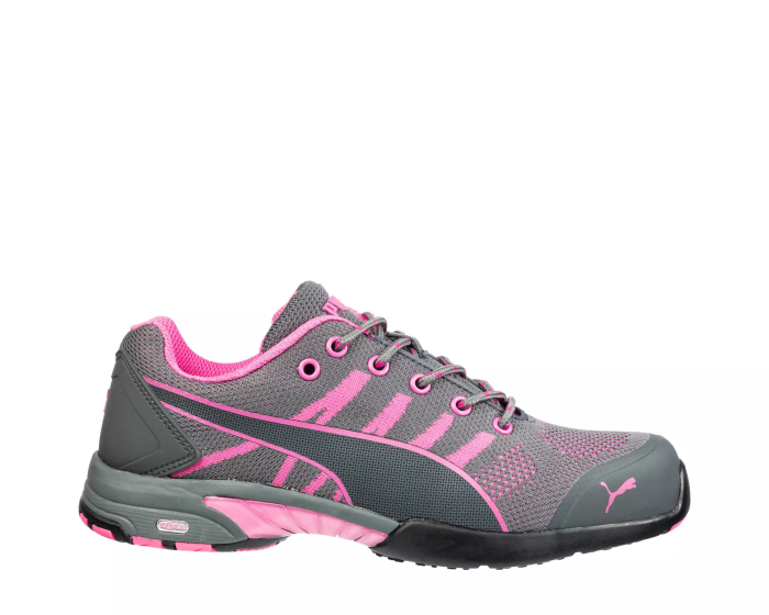 PUMA - Damen-Sicherheitsschuh
Modell MoonLight grau/pink
EN ISO 20345 S1 HRO - Detail 1