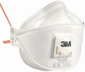 3M - Atemschutzmaske 9332+
EN 149:2001 FFP3
mit Cool-Flow-Klimaventil - Detail 1