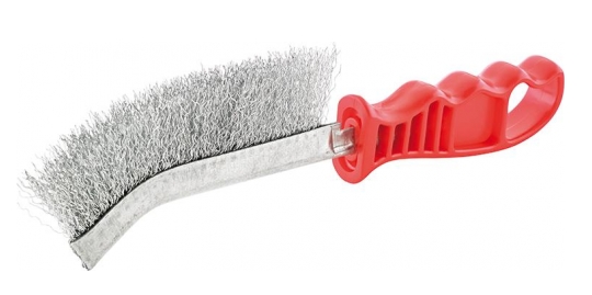FORMAT Univ.-Handstiel-
Drahtbürste 260 mm gewellt
P7012.0010 - Detail 1