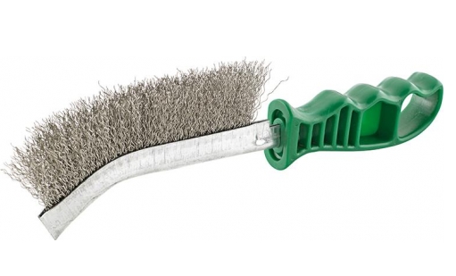 FORMAT Univ.-Handstiel-
Drahtbürste rostfrei 260 mm
gewellt  P7012.0020 - Detail 1