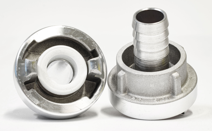 Alu. Saug-/Druckkupplung
Gr. D-19 mm m. Rillenprofil - Detail 1