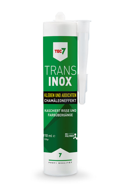 Trans Inox halbtransparent a 310 ml
Dichtstoff - Detail 1