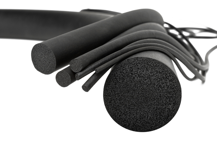EPDM-Moosgummi-Rundschnur
5 mm dunkelgrau - Detail 1