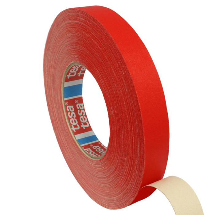 Tesa-Gewebeband 4651
rot 19:50m:19mm - Detail 1