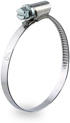 IDEAL-Schlauchschelle DIN 3017
Gr. 25-40/12 mm glanzverzinkt - Detail 1