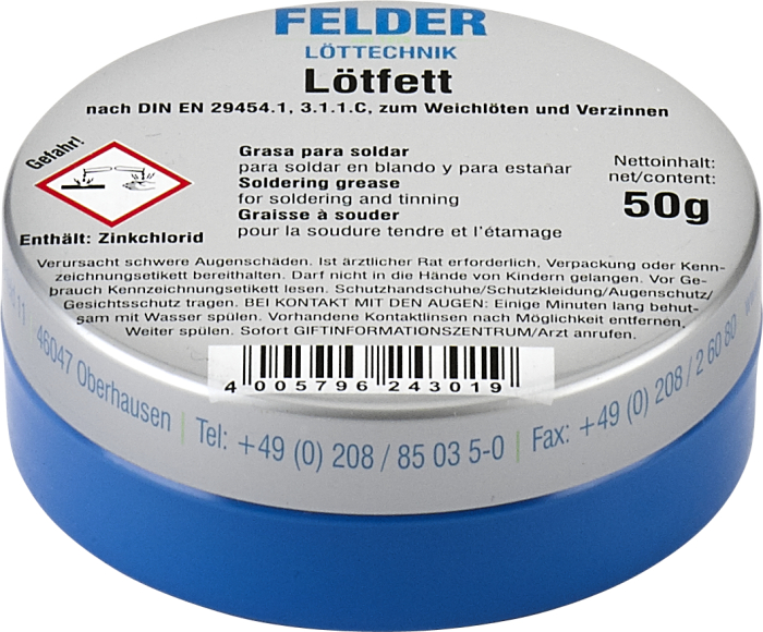 Lötfett DIN 8511 F-SW 21/50 gr - Detail 1