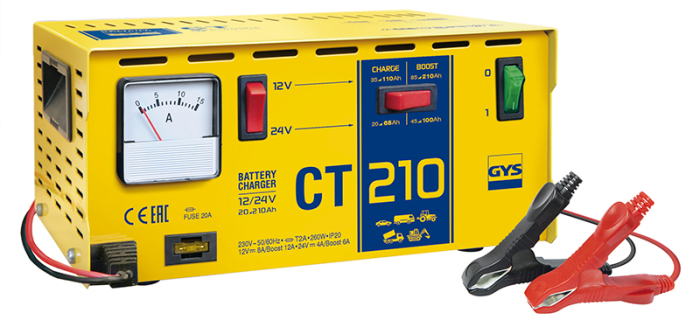 Batterieladegerät CT 210
12/24 V - 12 Amp. - Detail 1