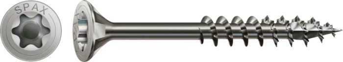 SPAX Senkkopfschraube A2
4.0 x 50/32-T mit 4CUT-Spitze
T = T-STAR plus, MULTI-Kopf - Detail 1