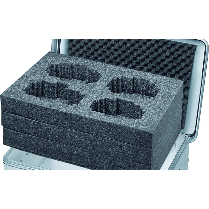 Würfelschaum-Set f. Euro-Box*
Maße: ca. 550x350x220 mm - Detail 1
