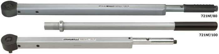 STAHLWILLE Nr. 721NF/80 - 3/4"
160-800 Nm Drehmomentschlüssel
m. Knarre