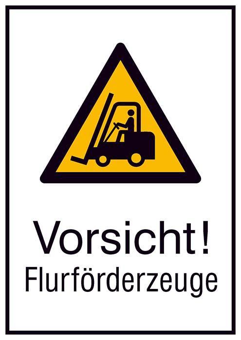 Warnschild Aluminium
B520xH742 mm
Vorsicht Flurförderzeuge - Detail 1