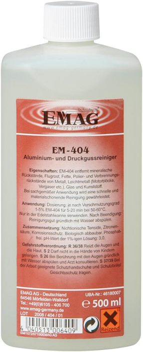 Alu-/Druckgussreiniger
EM-404 500ml - Detail 1