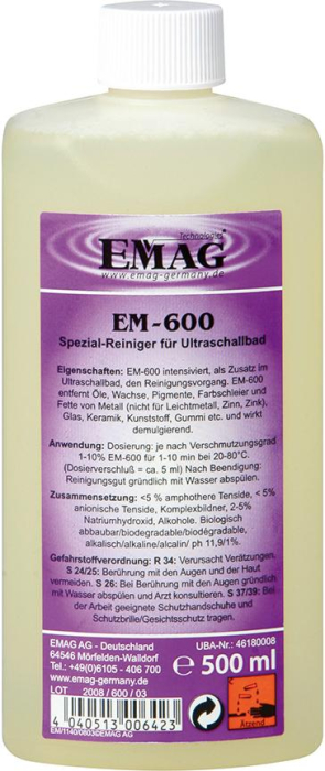 Spezialreiniger
EM-600 500ml - Detail 1