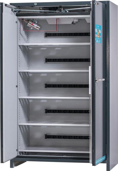 Sicherheitsschrank
ION-ULTRA-90 RAL 7016
5x Steckdosenleiste - Detail 1