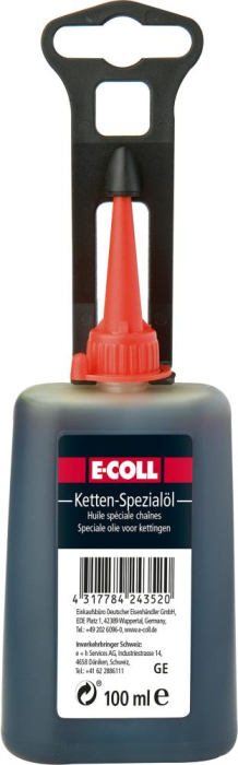 Ketten-Spezialöl
100ml Flasche
E-COLL - Detail 1