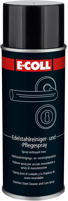 Edelstahlreiniger- und
Pflegespray E-COLL 400ml
UN 1950 Druckgaspackungen 2 5F - Detail 1