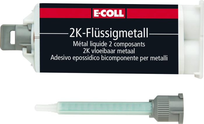 2K-Flüssigmetall
50g Doppelkammerkartusche
E-COLL - Detail 1