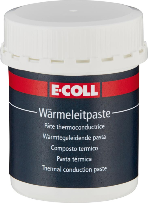 Wärmeleitpaste
150ml Dose, weiß
E-COLL - Detail 1