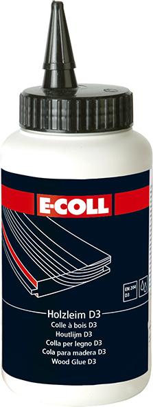 Holzleim D3
750g Flasche wasserfest
E-COLL - Detail 1