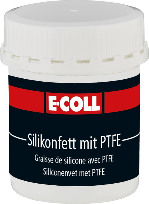 Silikonfett mit PTFE
80g Dose, farblos
E-COLL - Detail 1