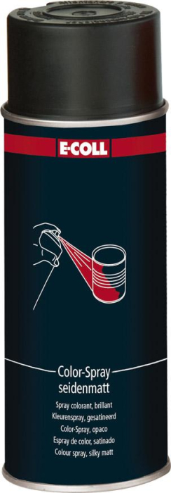 Color-Spray seidenmatt
400ml tiefschwarz
E-COLL - Detail 1
