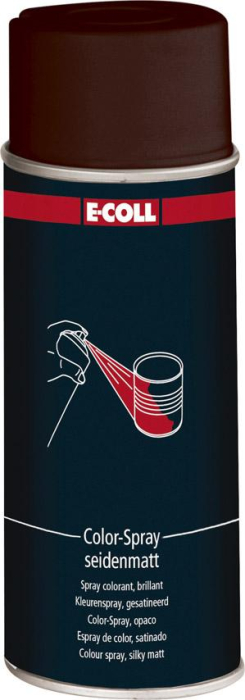 Color-Spray seidenmatt
400ml schokobraun
E-COLL - Detail 1