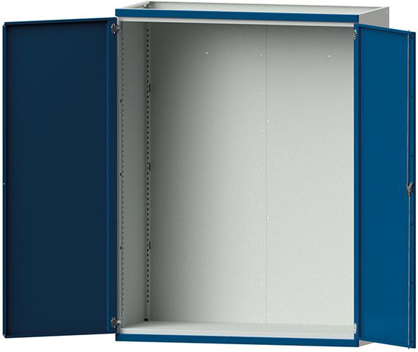 Schrankgehäuse
B1485xT630xH1950mm
RAL7035/5010 o.Mittelwand - Detail 1
