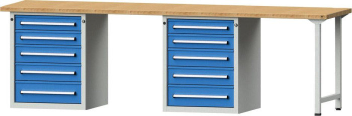 Anke Kombi-Werkbank
B2800xT700xH840mm
RAL7035/5012 BMP: 40 mm - Detail 1