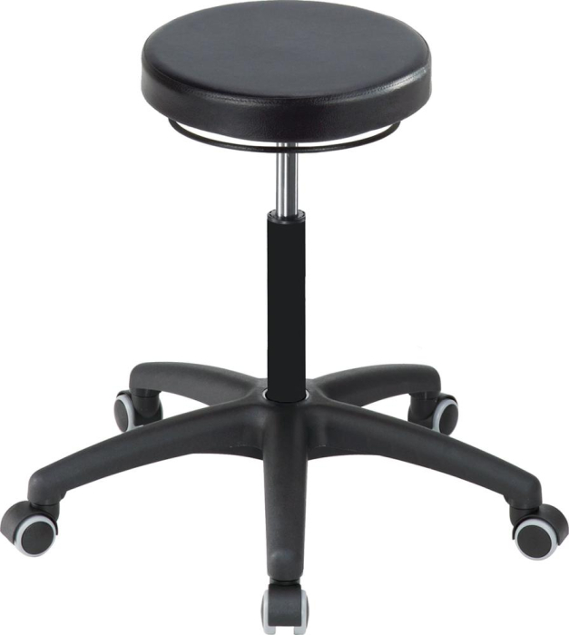Drehhocker
Pu-Schaum schwarz
Sitzhöhe 425-555 mm - Detail 1