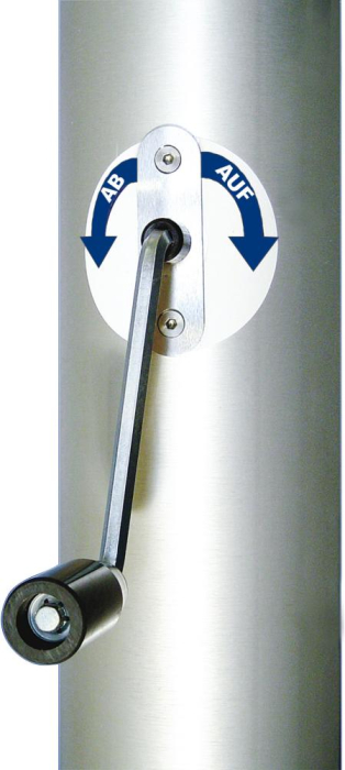 Kurbelsystem
für Mastkopf HI/H-DKA - Detail 1