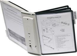 Wandhalter SHERPA 10
m. Tafeln schwarz u. grau - Detail 1