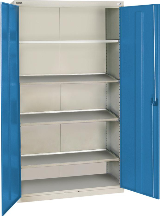 Werkzeugschrank
B1000xT500xH1800 mm
RAL 7035/5012 - Detail 1