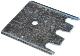 Unterlegblech
2 mm
verzinkt - Detail 1