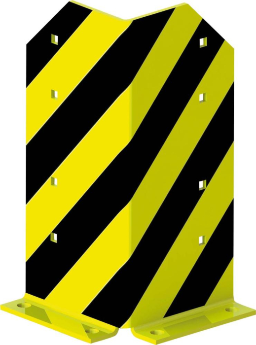 Rammschutzecke
L-Form H400 mm
schwarz/gelb - Detail 1