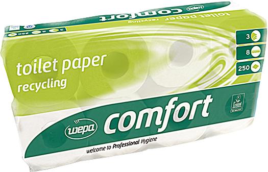 Toil.papier WEPAComfort
2-lg weiss 64 Rollen - Detail 1