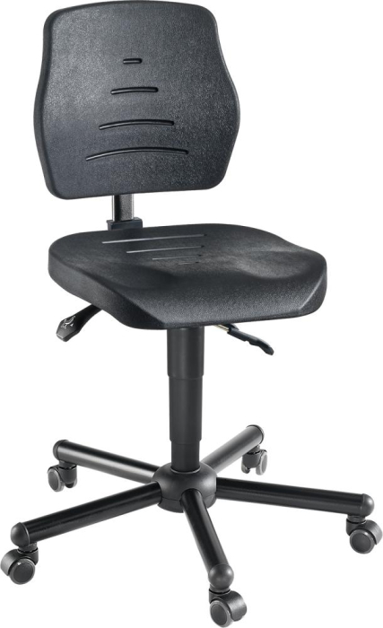 Arbeitsstuhl mit Rollen
 Pu-Garn.,480-620 mm - Detail 1