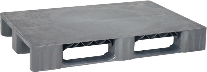 Universalpalette grau
B800xT1200xH155 mm
3 geschlossene Kufen - Detail 1