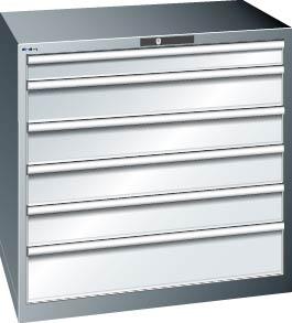 Schubladenschrank 54x36E
B1023xT725xH1000mm
NCS 6502-S/RAL7035 - Detail 1