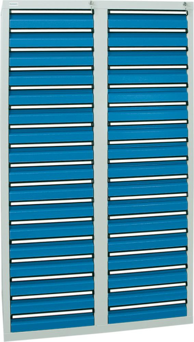 Format Schubladenschrank
B1800xT1000xH500mm
RAL 7035/5012 - Detail 1