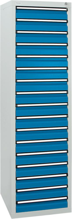 Format Schubladenschrank
B1800xT500xH500mm
RAL 7035/5012 - Detail 1