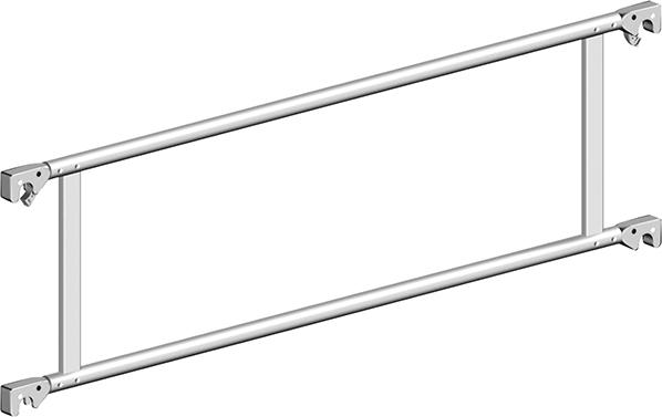 Doppel-Geländer
L 2850 mm - Detail 1