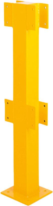 Mittelpfosten f.Geländer
H500xB140xT80 mm
Stahl,verz/gelb RAL1023 - Detail 1